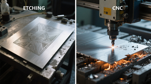 최신 회사 블로그 Why Choose Etching Over CNC Machining? Discover the Unique Advantages of Etching